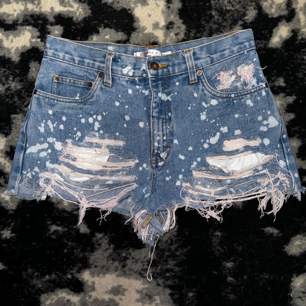 BILLBLASS Distressed Denim Shorts